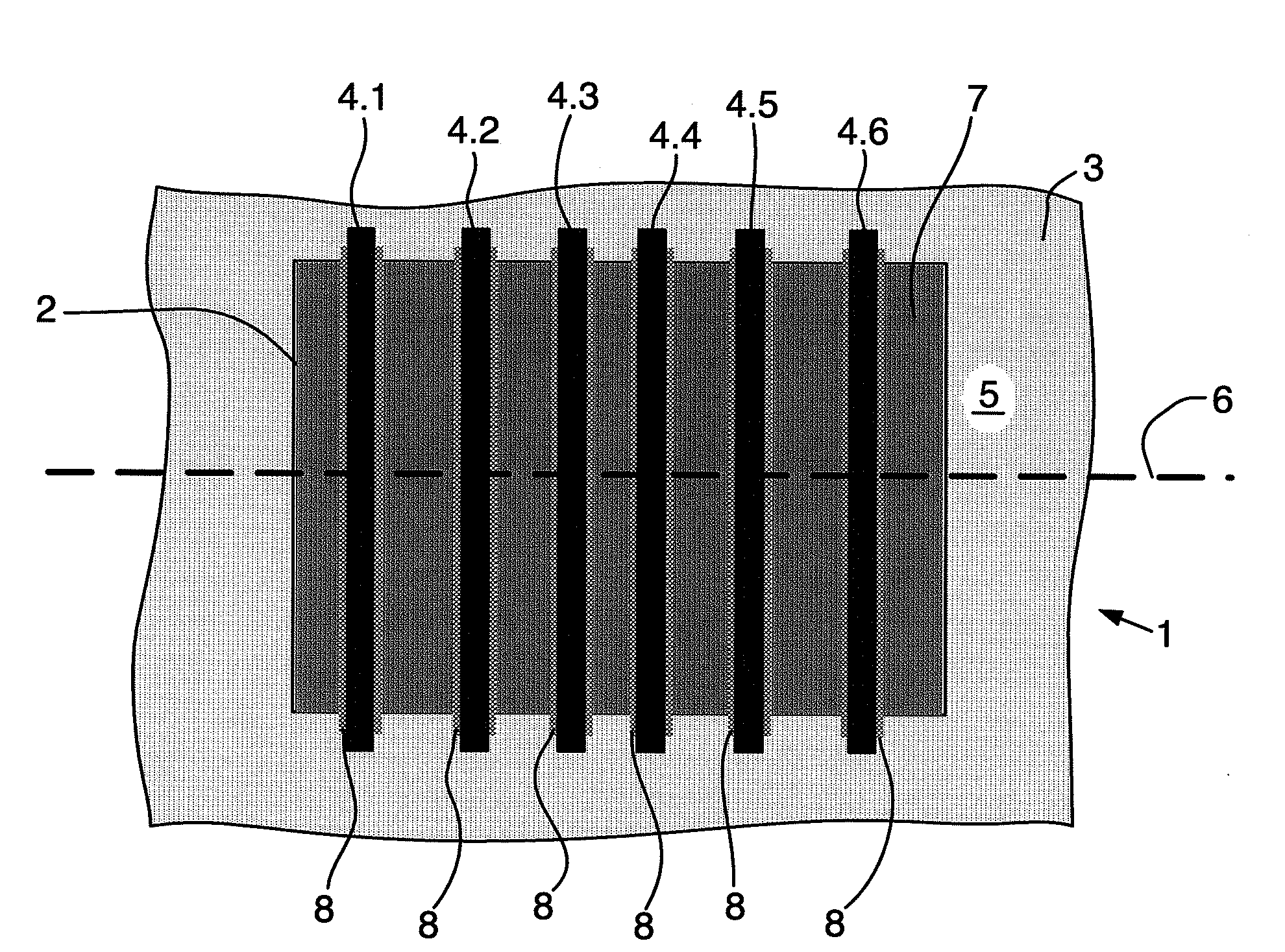 Vertical hall sensor and method for producing a vertical hall sensor