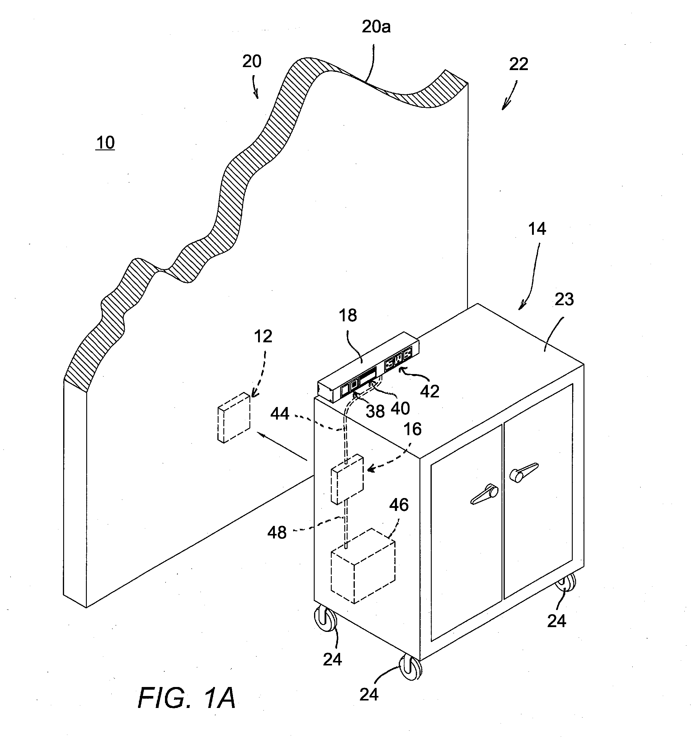 Wireless power for portable articles