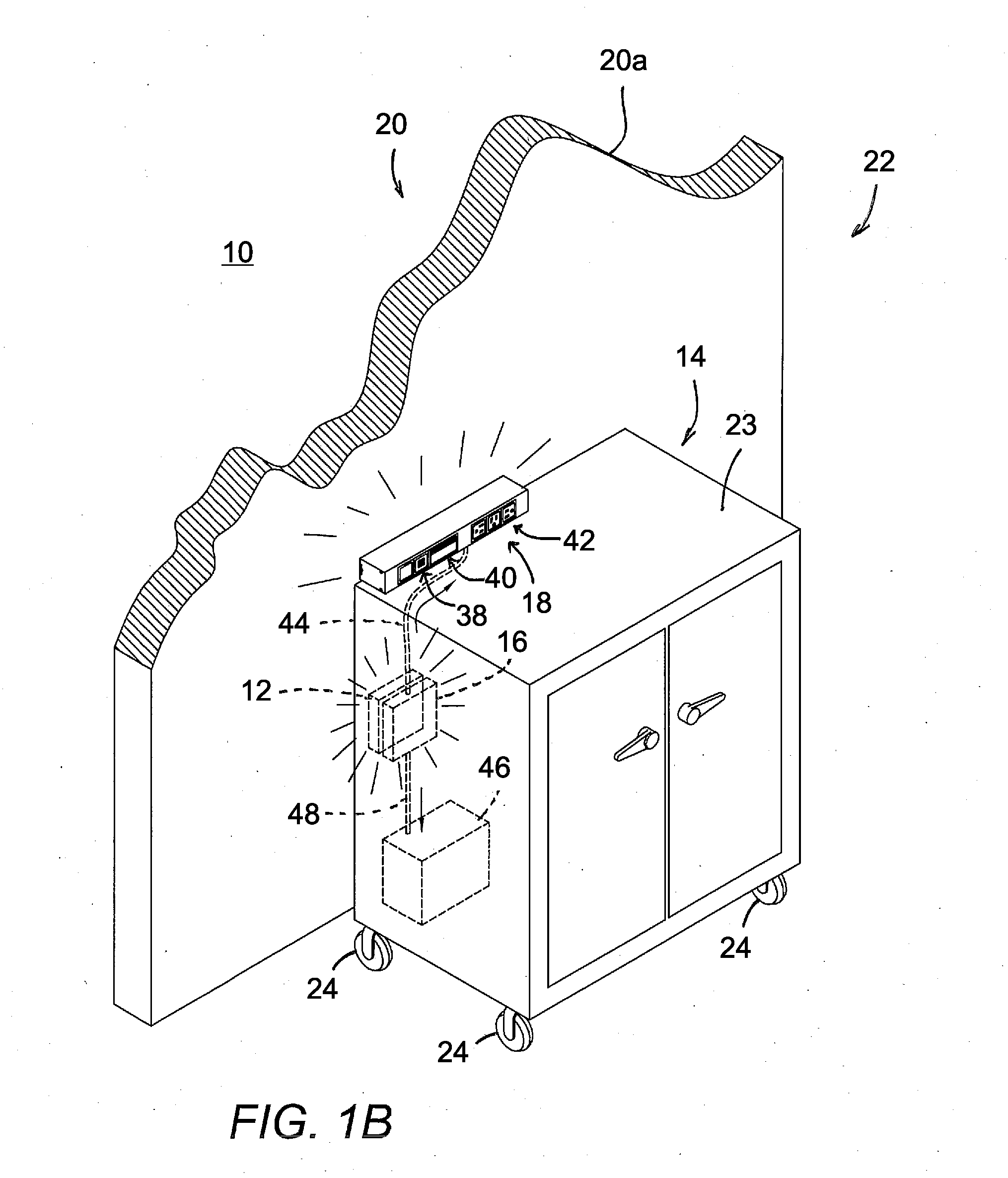 Wireless power for portable articles