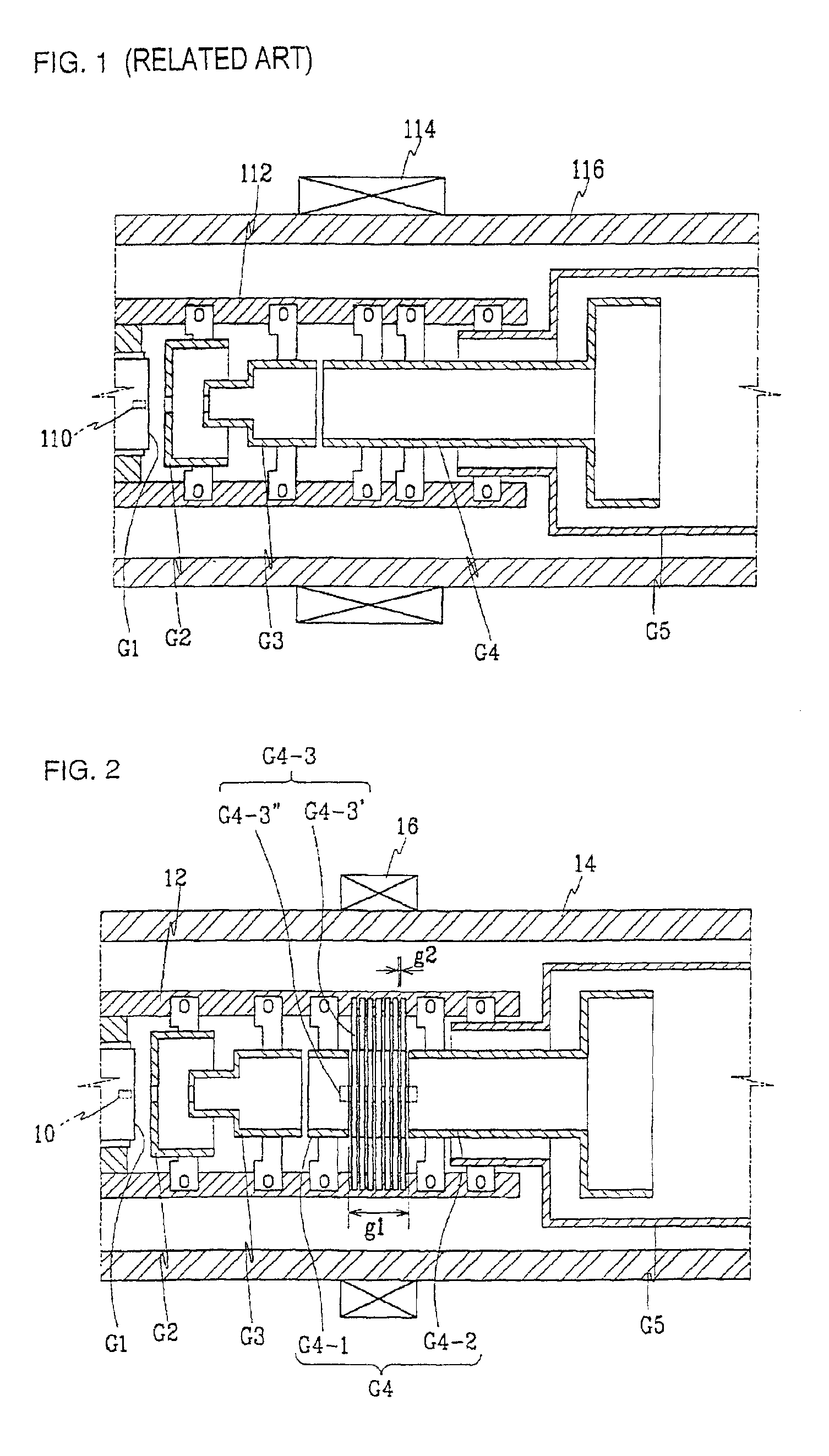 Electron gun for cathode ray tube