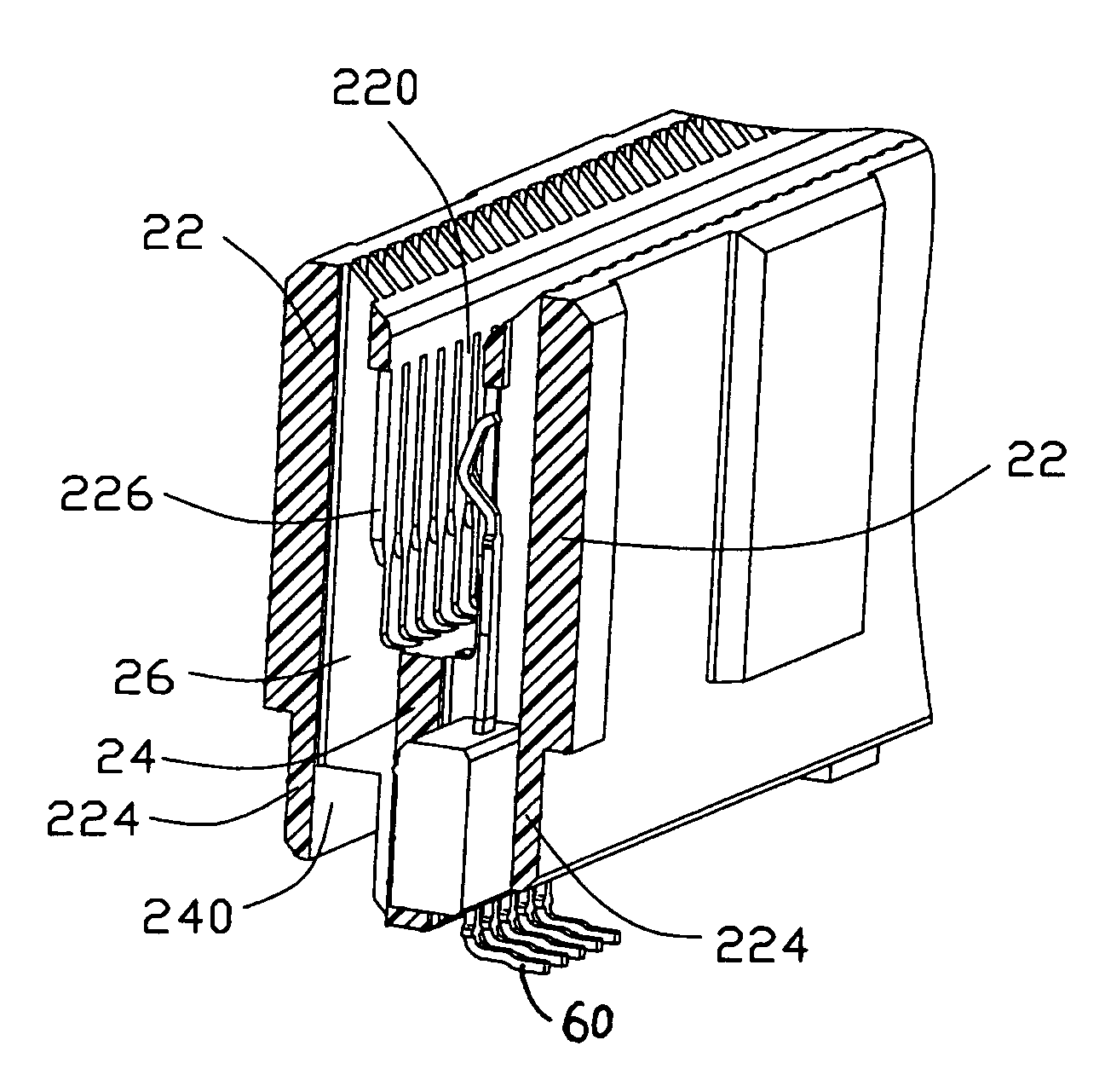 Electrical connector with improved preloading structure