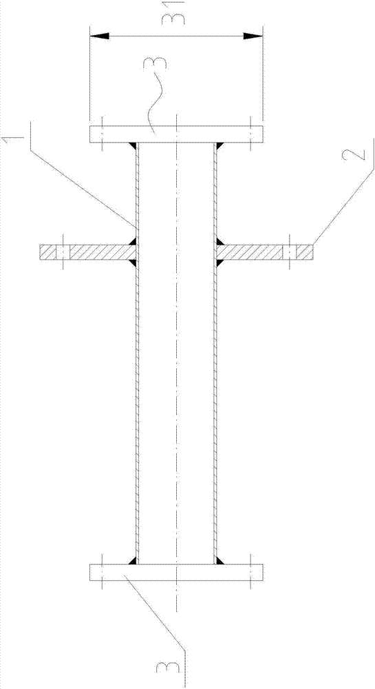 Simple exhaust pipe cabin-communicated part