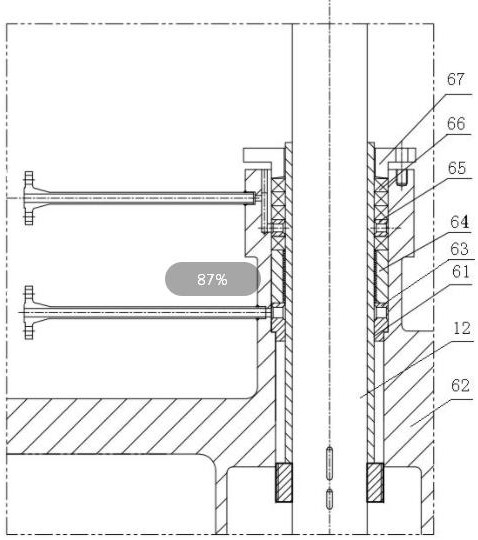 Molten salt pump complete device with in-tank under-pressure design