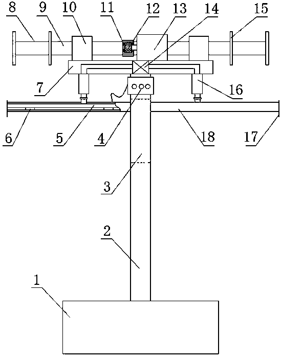 Automatic wire stretching device based on pressure sensory control