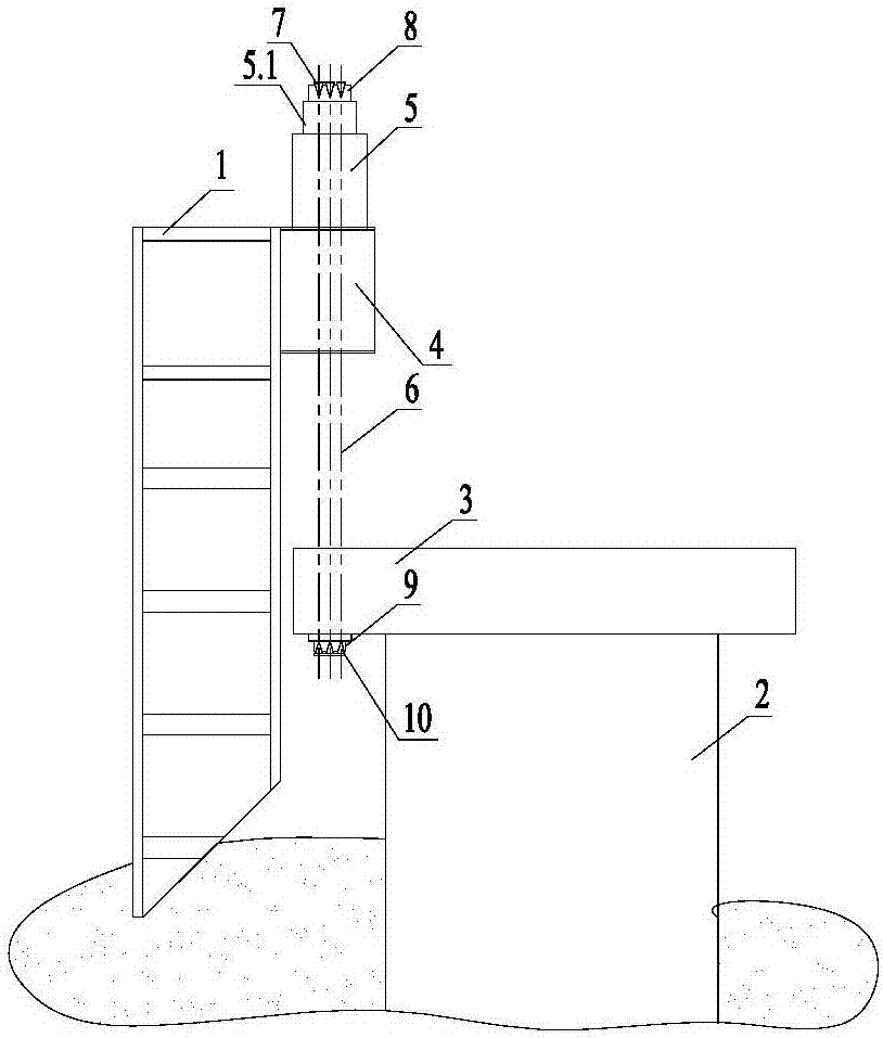 Steel cofferdam initiative sinking deviation correcting construction device and method