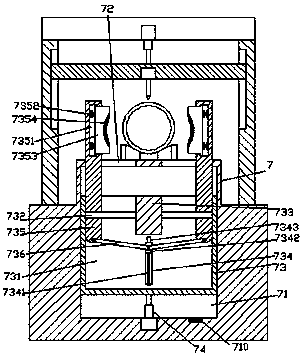 Perforating device applicable to steel tubes of different diameters