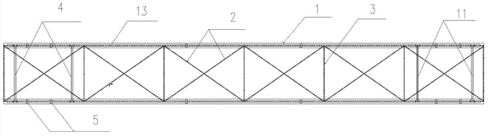 Device for shifting hanging basket assembly pieces and construction method