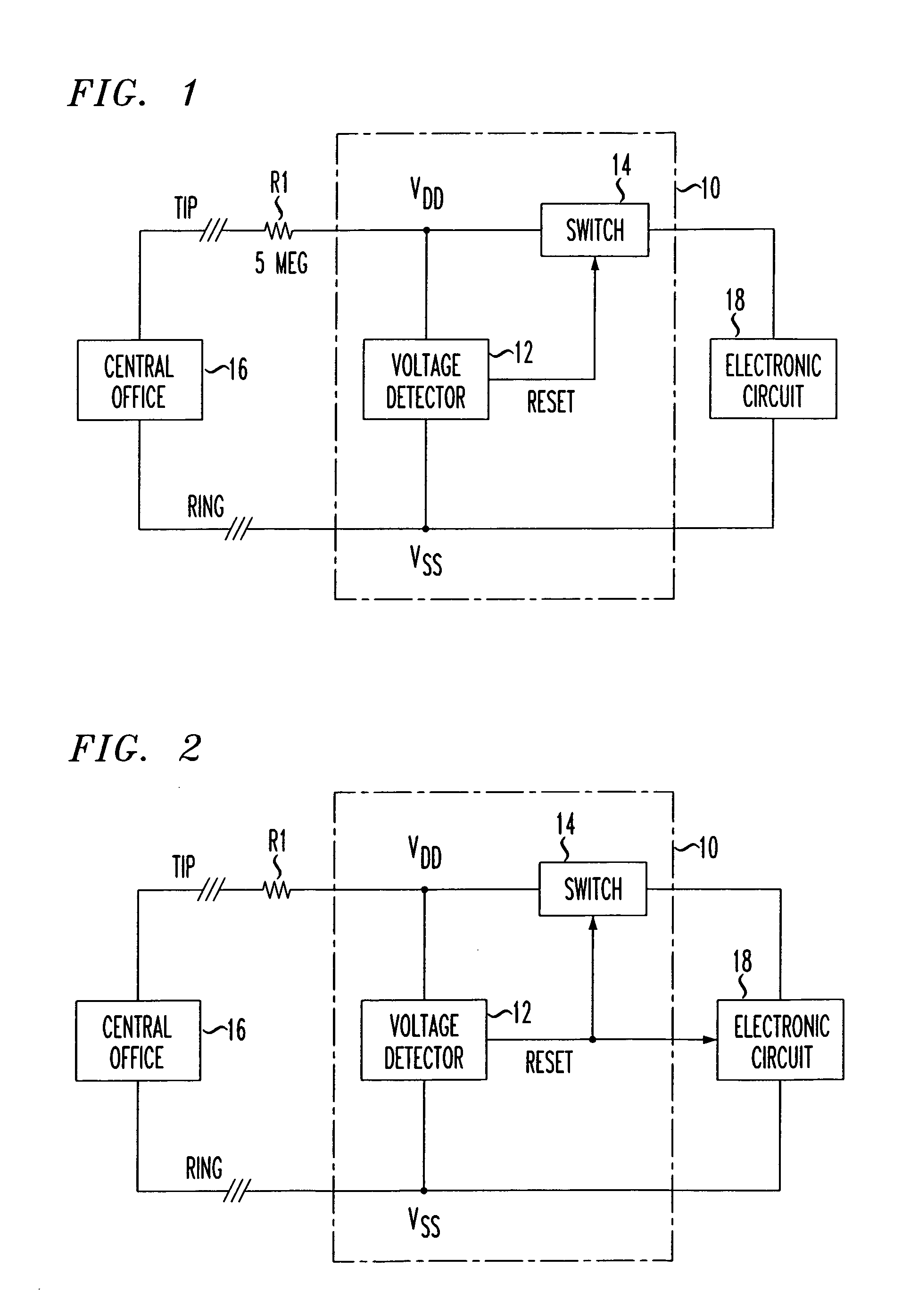 Power up reset circuit for line powered circuit