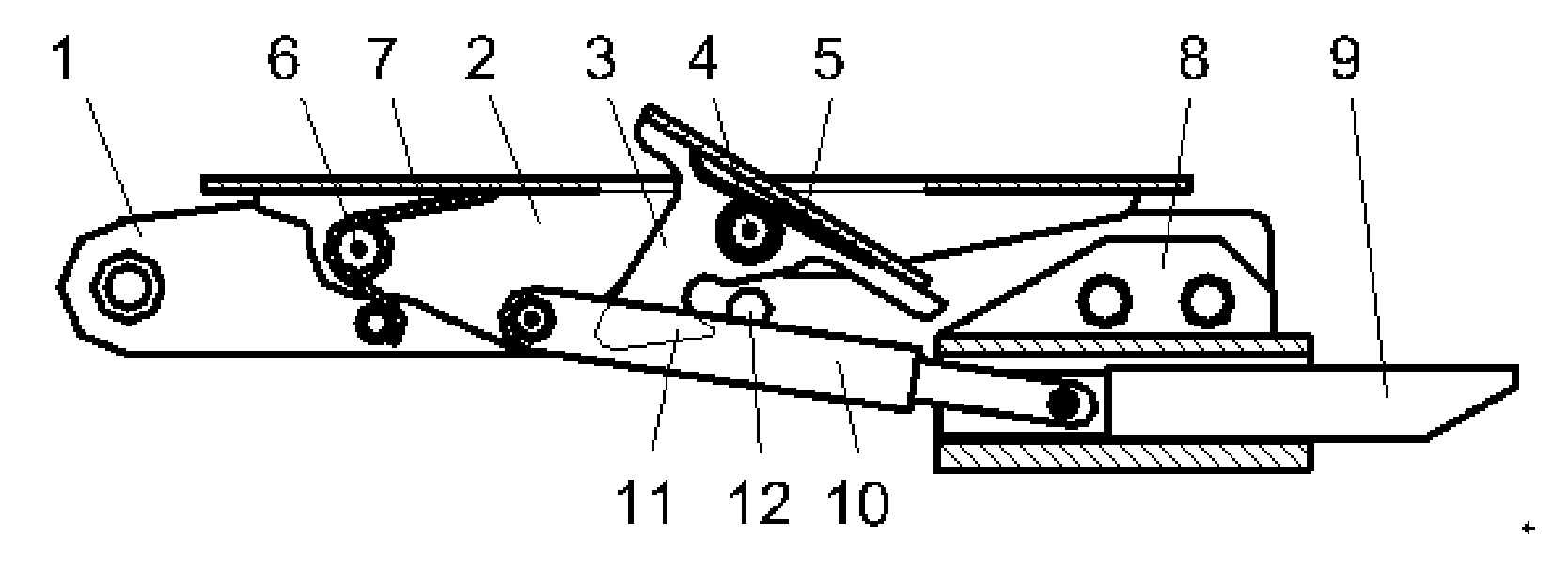 Rapid demounting method for cabin door of aeroengine and a latch lock