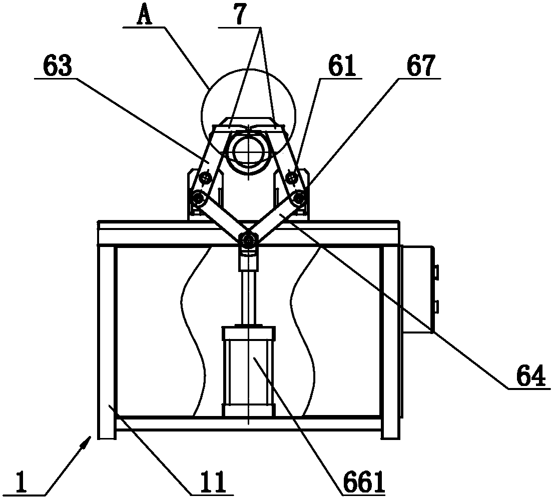 Round pipe straight seam welding tool and method for controlling deformation of round pipe straight seam welding