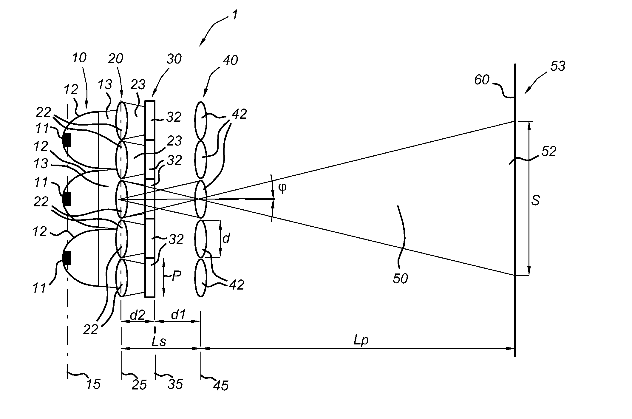 Multi-beam illumination system and method of illumination