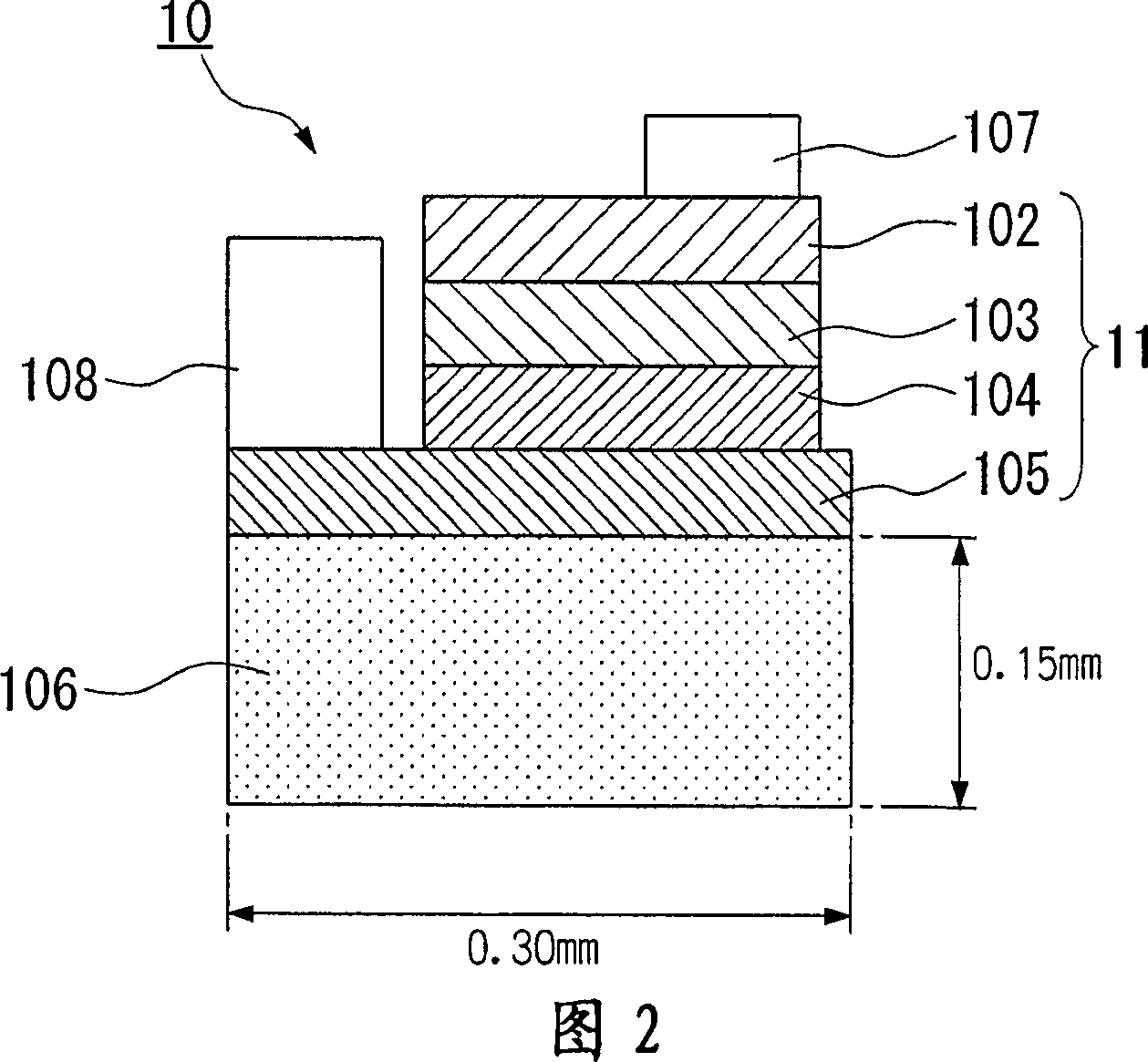 Compound semiconductor light-emitting device and method of producing same