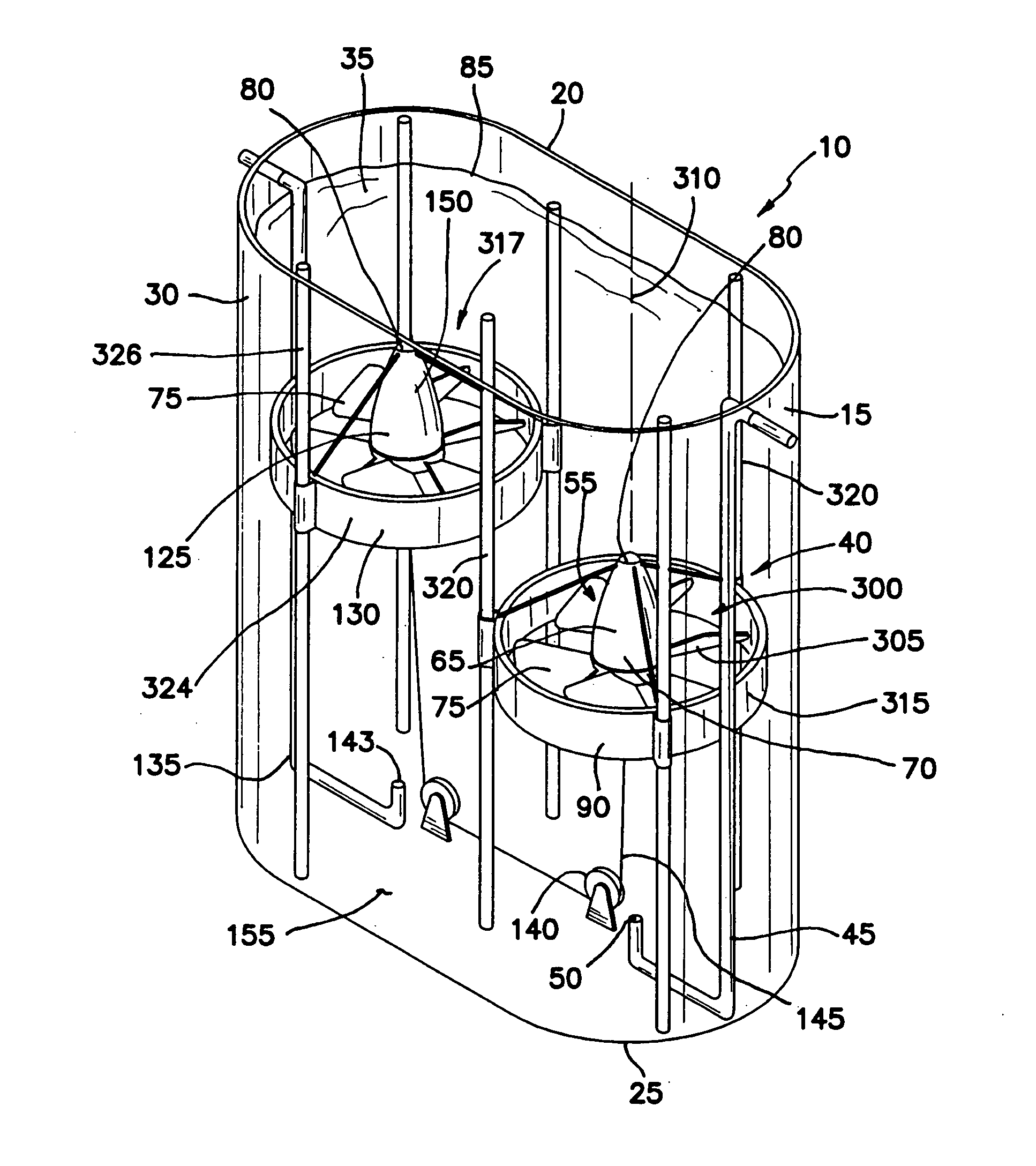 Pneumatic bioreactor