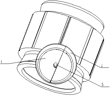 Winding stator core heading shield