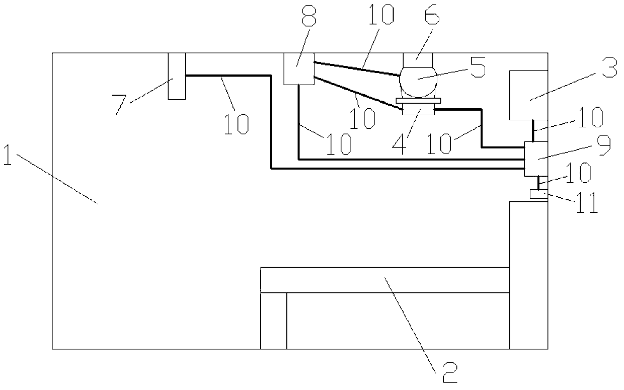 Air-conditioner control system based on dual temperature measurement