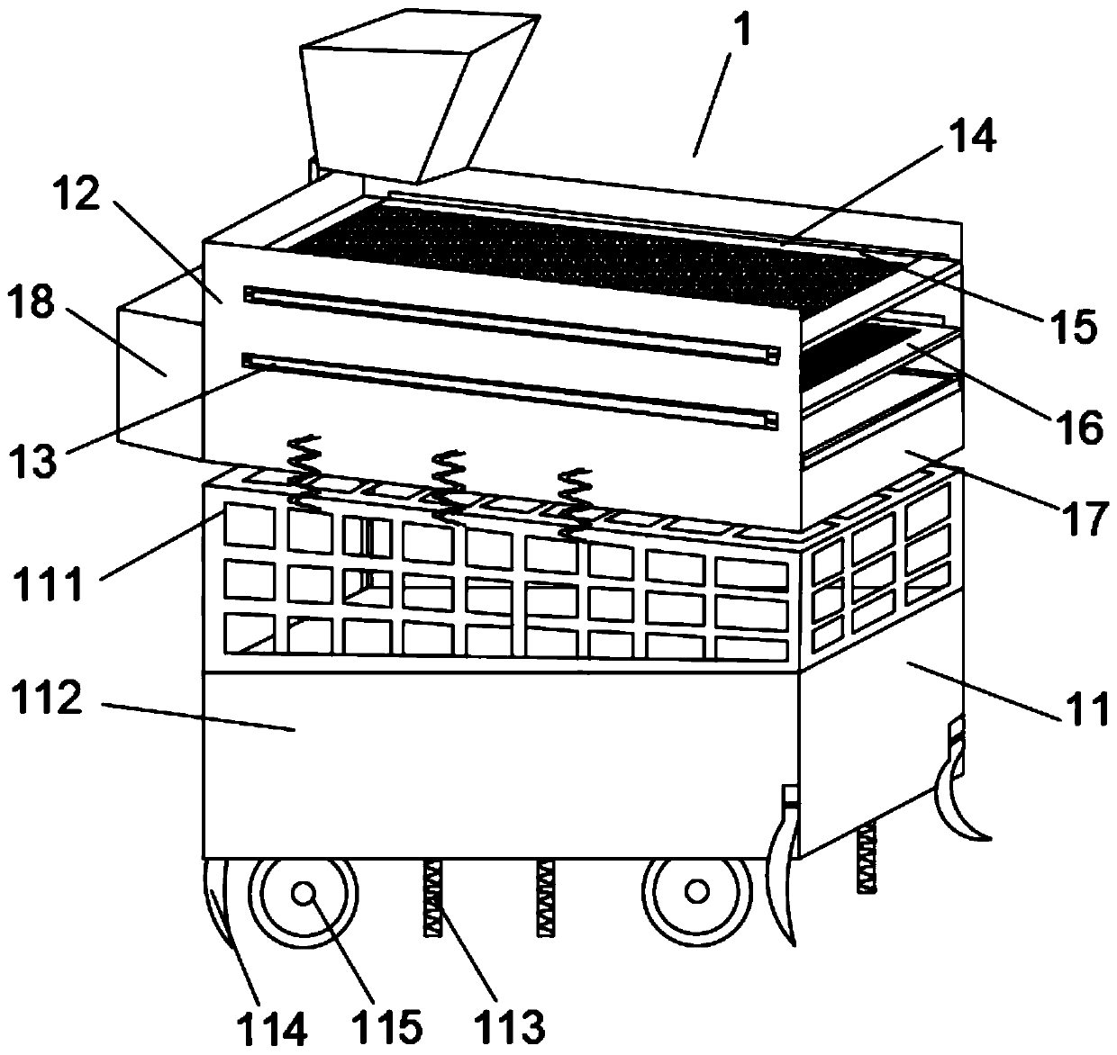 Fine sand recycling system and working method thereof