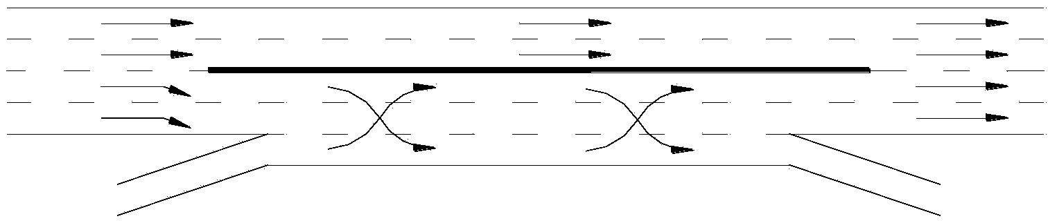 Lane dynamic partitioning control method for expressway intersection area