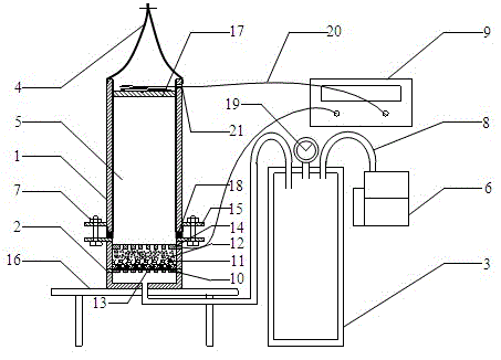 Device and method for remodeling soft clay samples based on vacuum combined electroosmosis