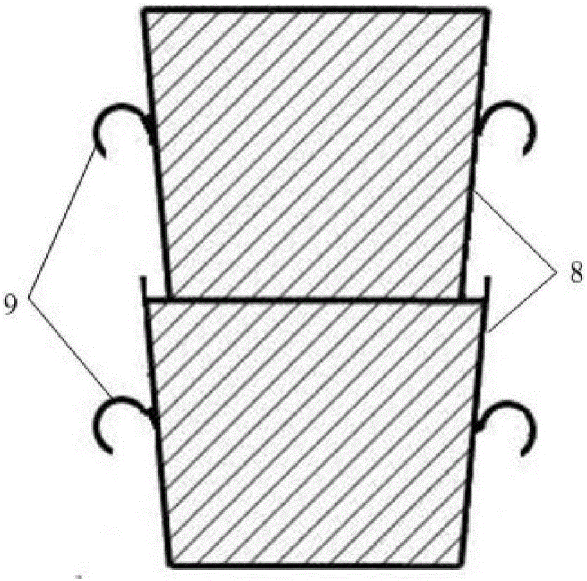 Active coke modular bearing device, absorbing tower and flue gas purifying method