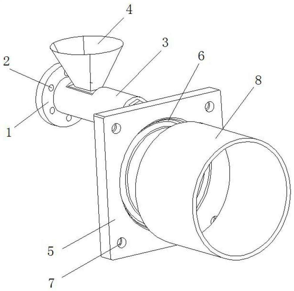 Steel-plastic composite pipe port middle layer metal steel wire injection molding edge sealing device and method