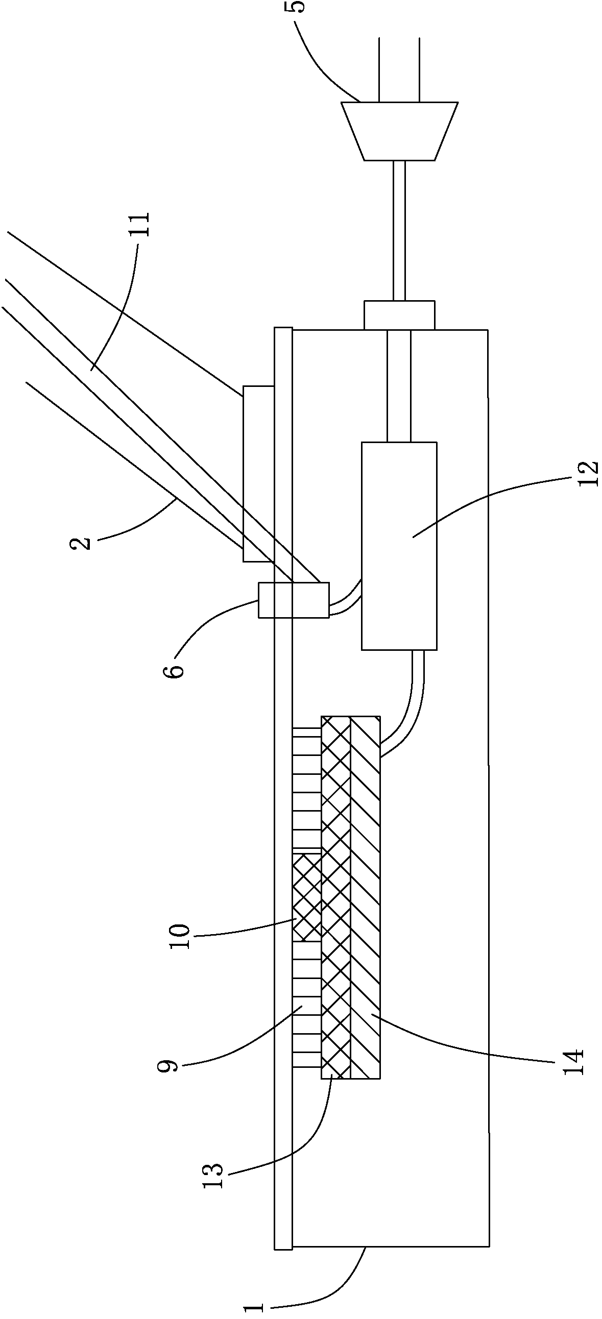 Desk lamp capable of providing wireless charging function for electronic product