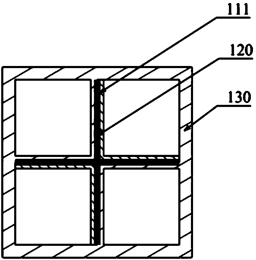 Aluminum alloy section mortise-tenon joint structure reinforced based on chemical coupling agent