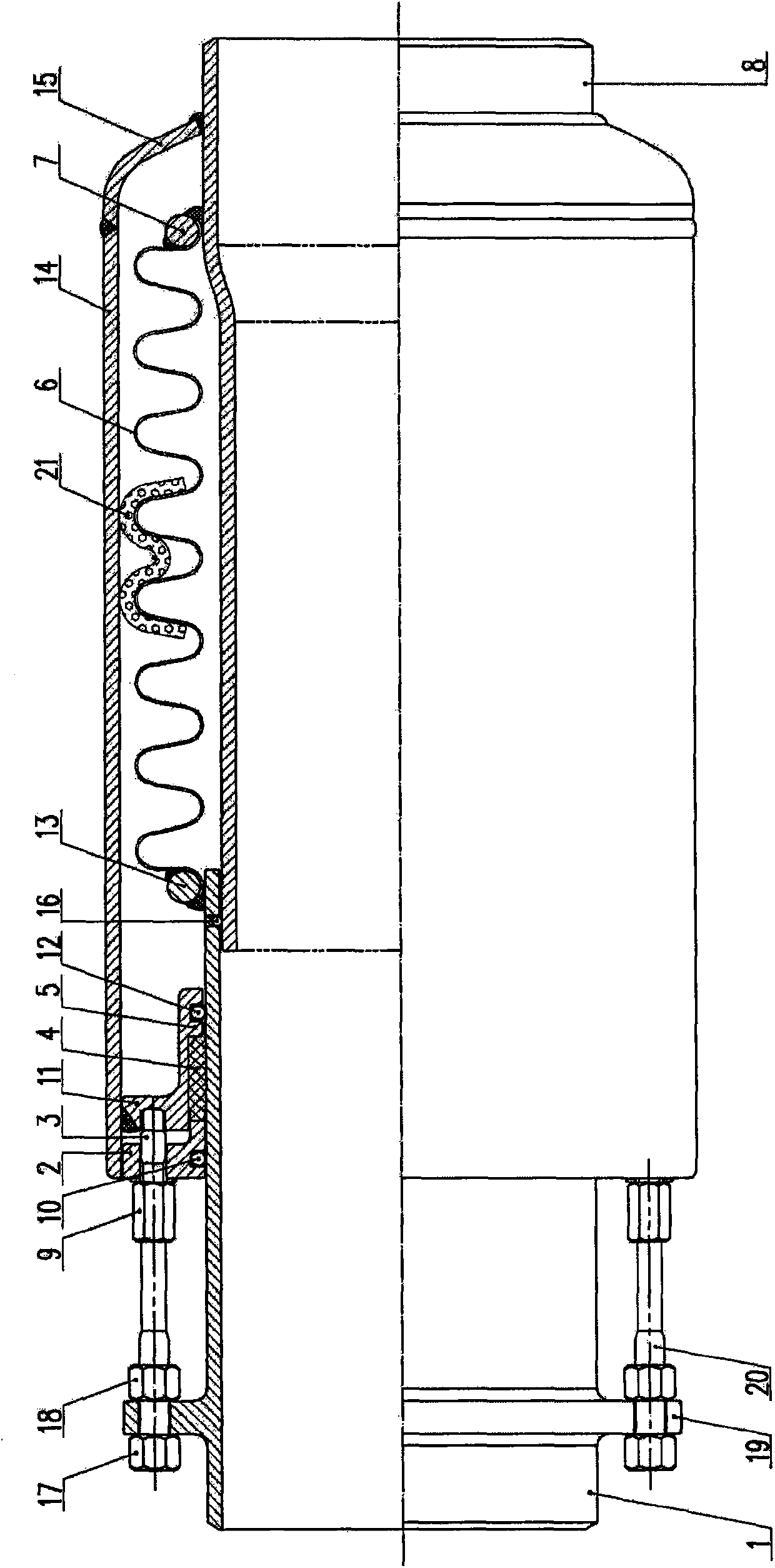 Novel torch pipeline compensator