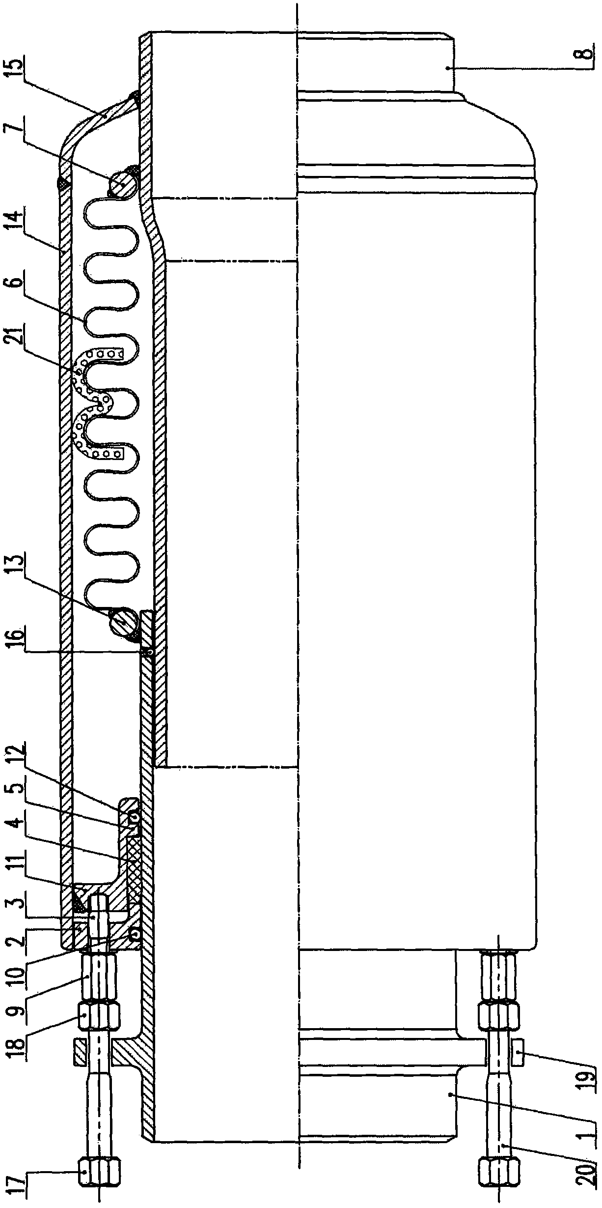 Novel torch pipeline compensator