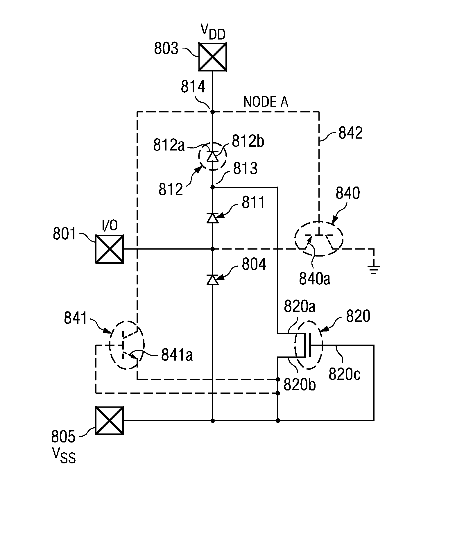 Local ESD Protection for Low-Capicitance Applications