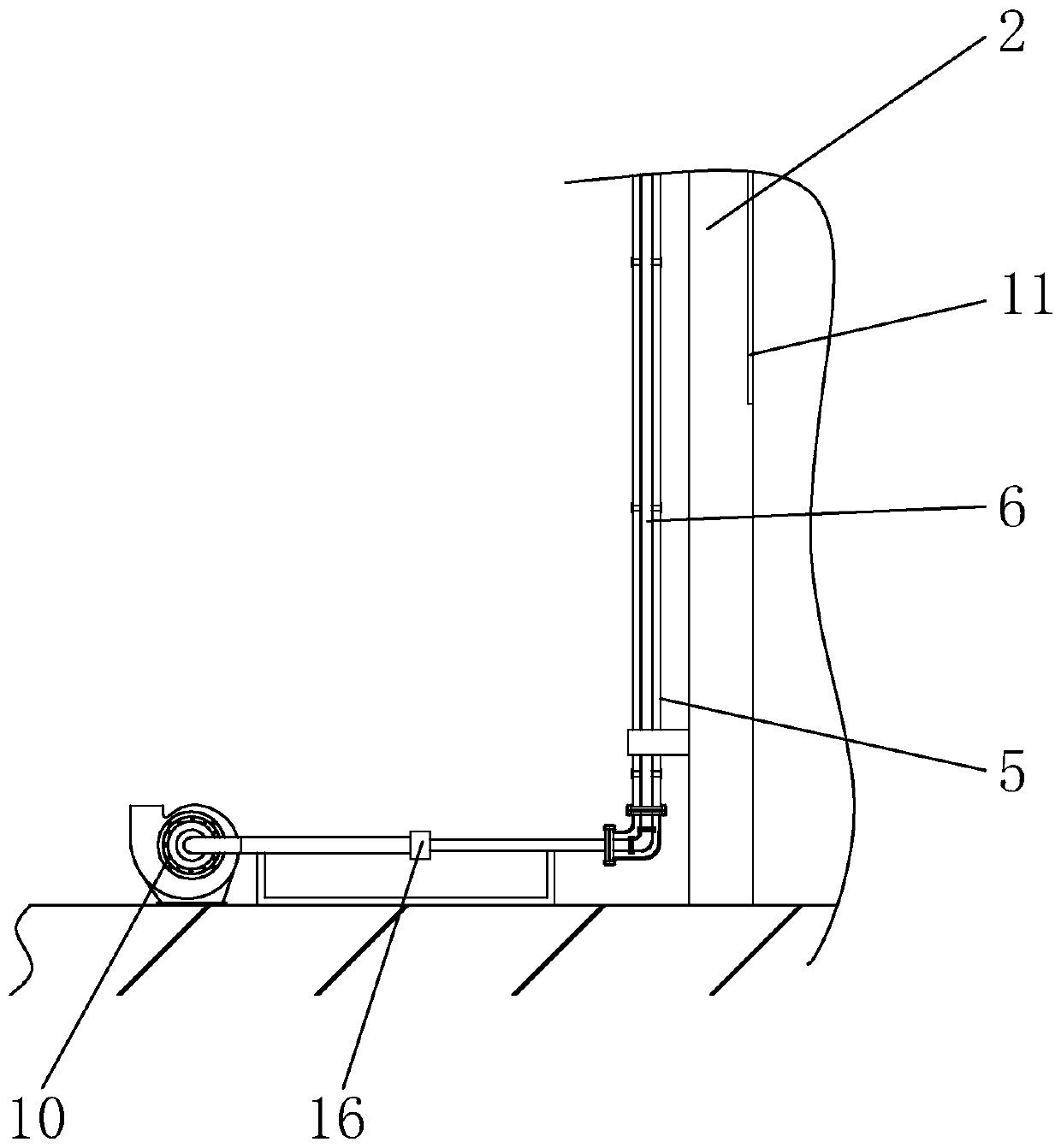 Ceiling for preventing combustible gas explosion