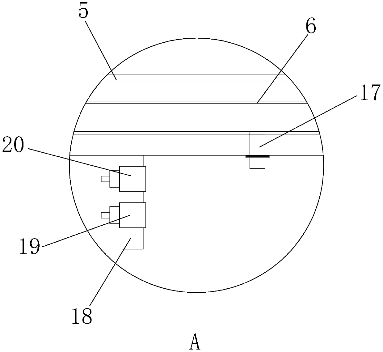 Ceiling for preventing combustible gas explosion