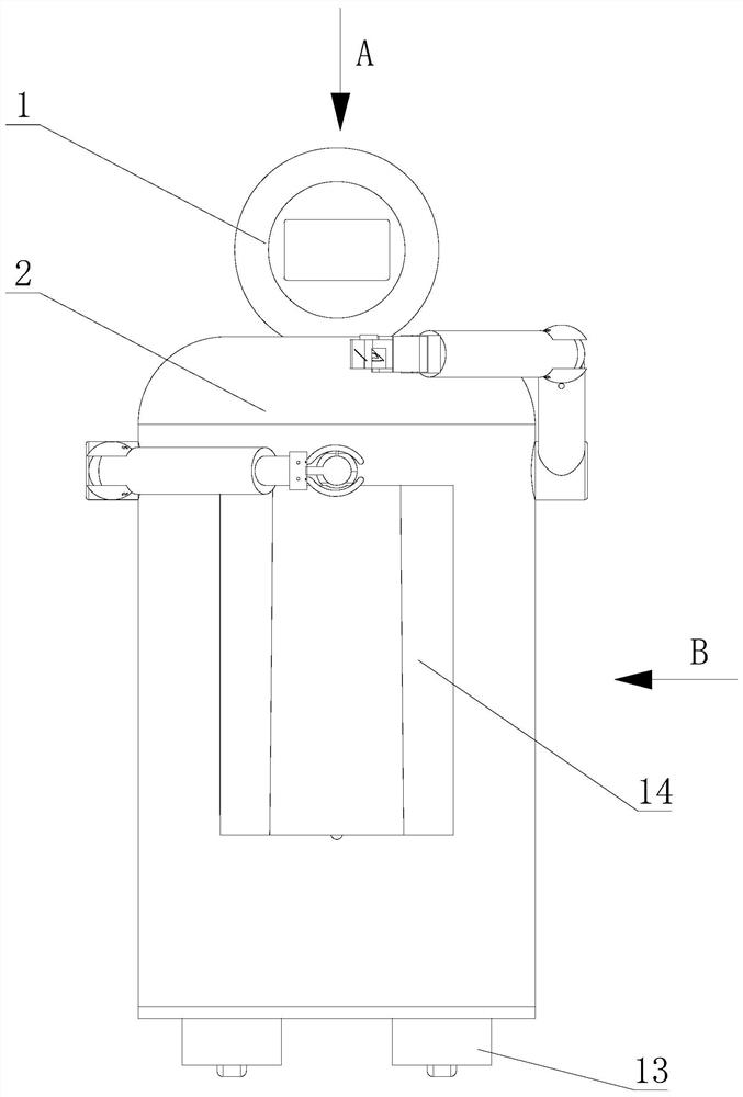 Multi-variety bottled beverage service robot and using method thereof