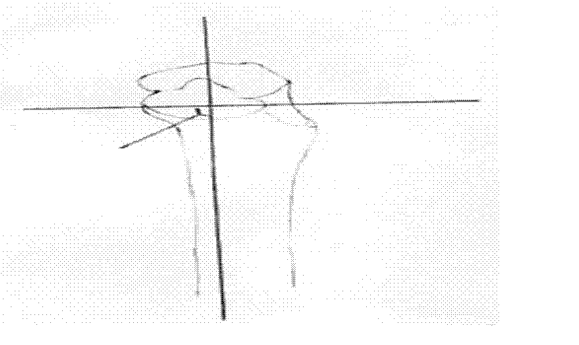 Method for manufacturing navigation template for knee replacement, and navigation template