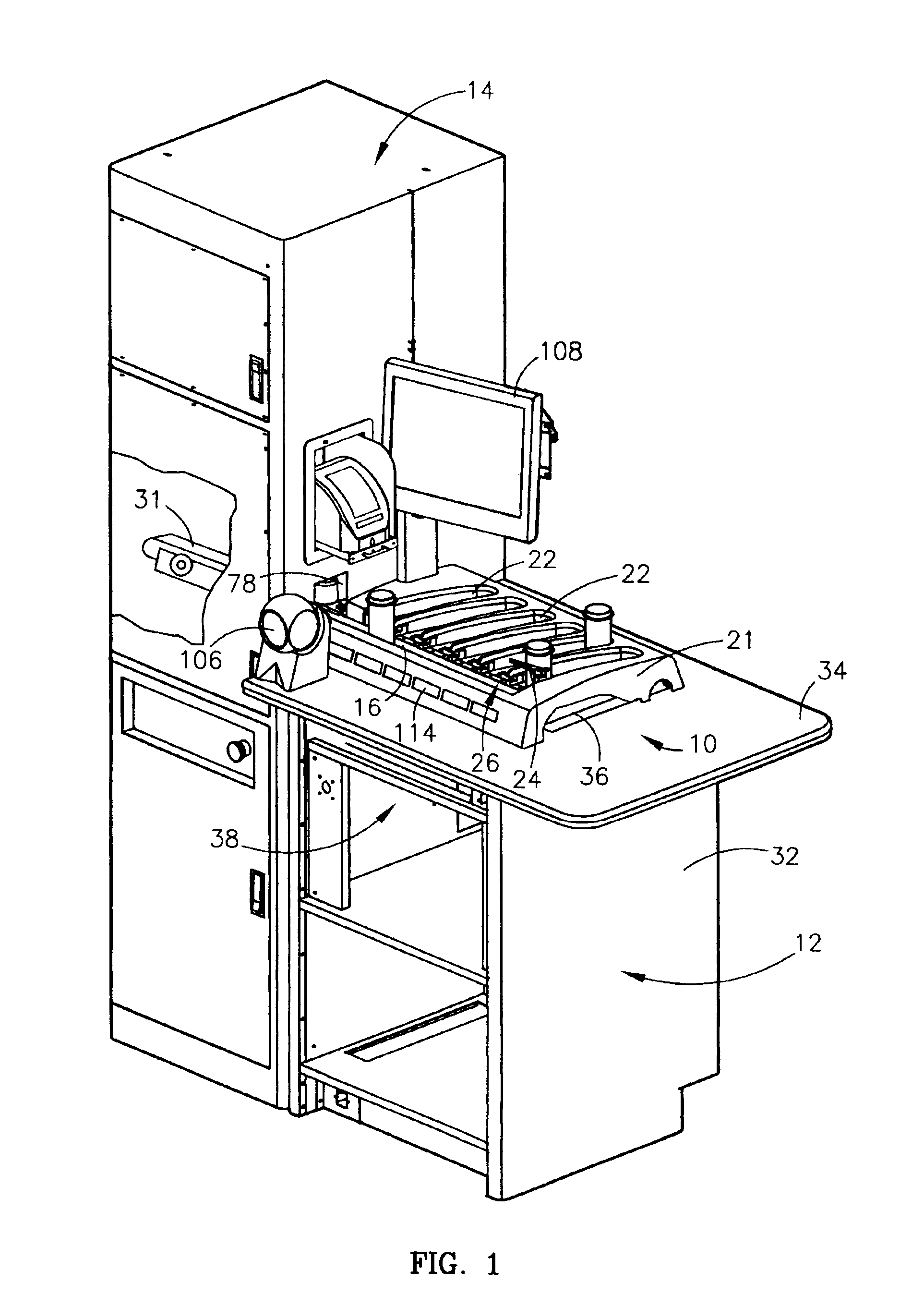 Collating unit for use with a control center cooperating with an automatic prescription or pharmaceutical dispensing system