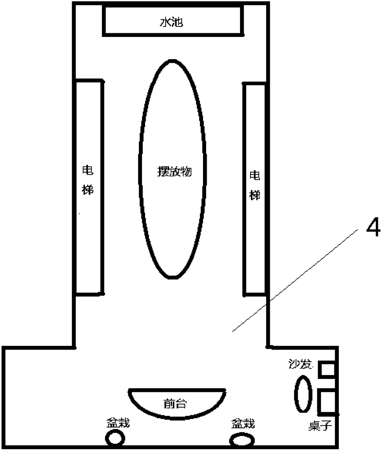 Sweeping robot region division system and method