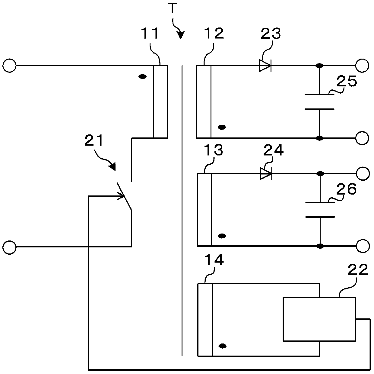 Transformers and switching power supply units