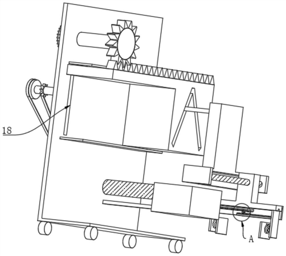 Pipeline laying device for municipal engineering narrow space construction