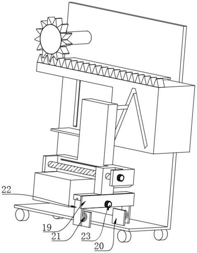 Pipeline laying device for municipal engineering narrow space construction