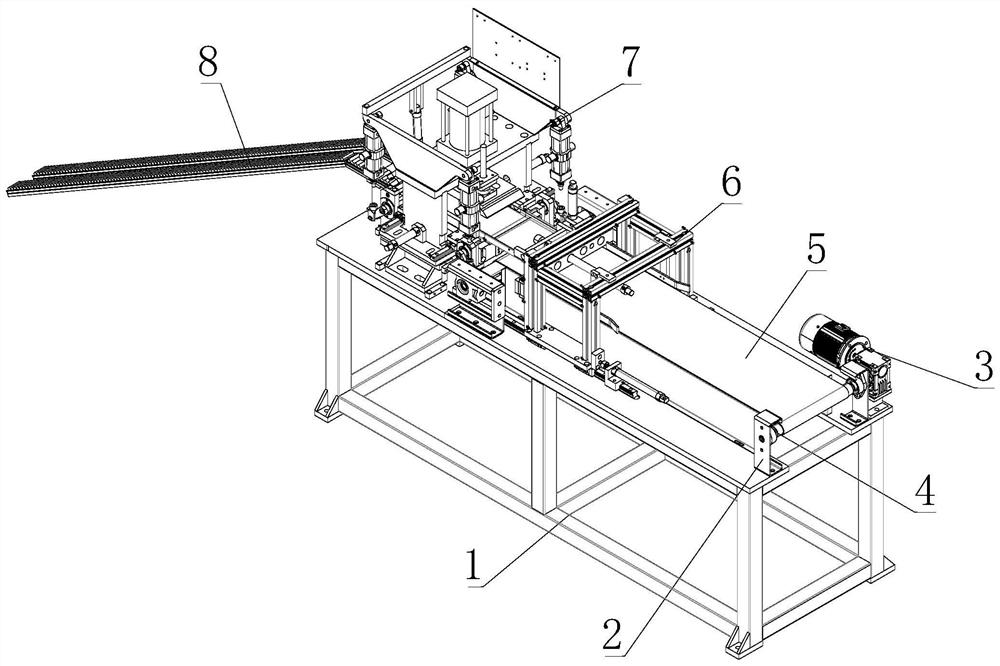 Metal plate machining edge turning device for cover plate