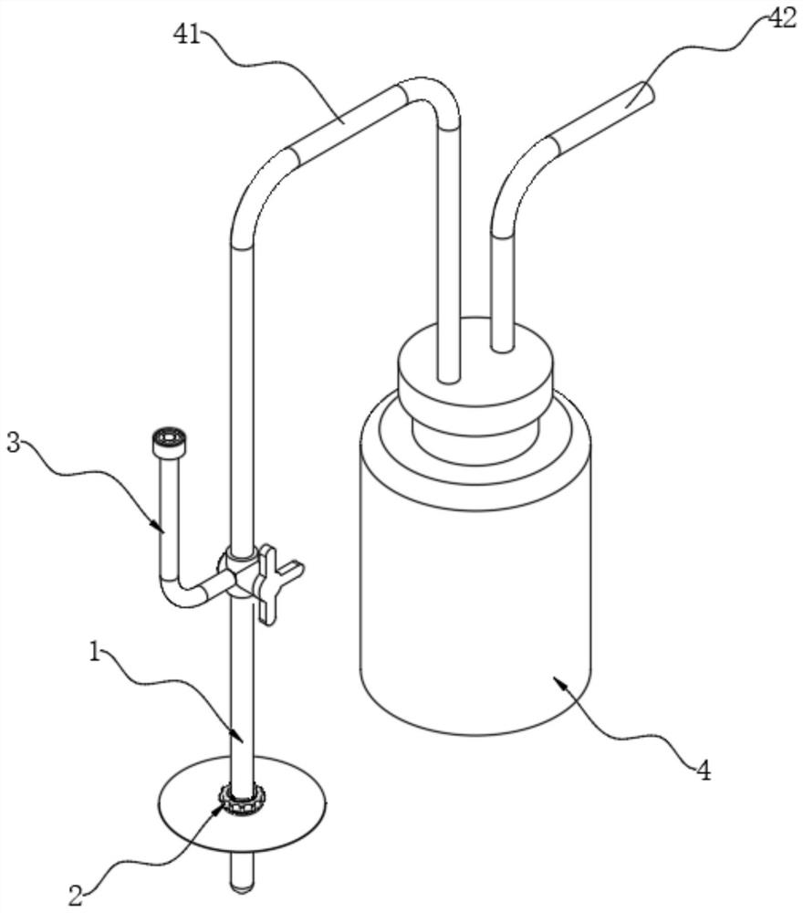 Drainage device for abdominal cavity high pressure patient