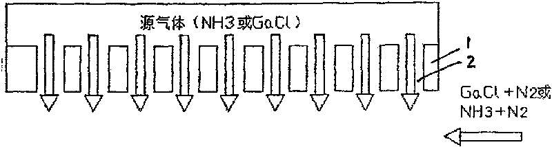 Apparatus for improving hydride vapour phase epitaxy growth GaN material homogeneity