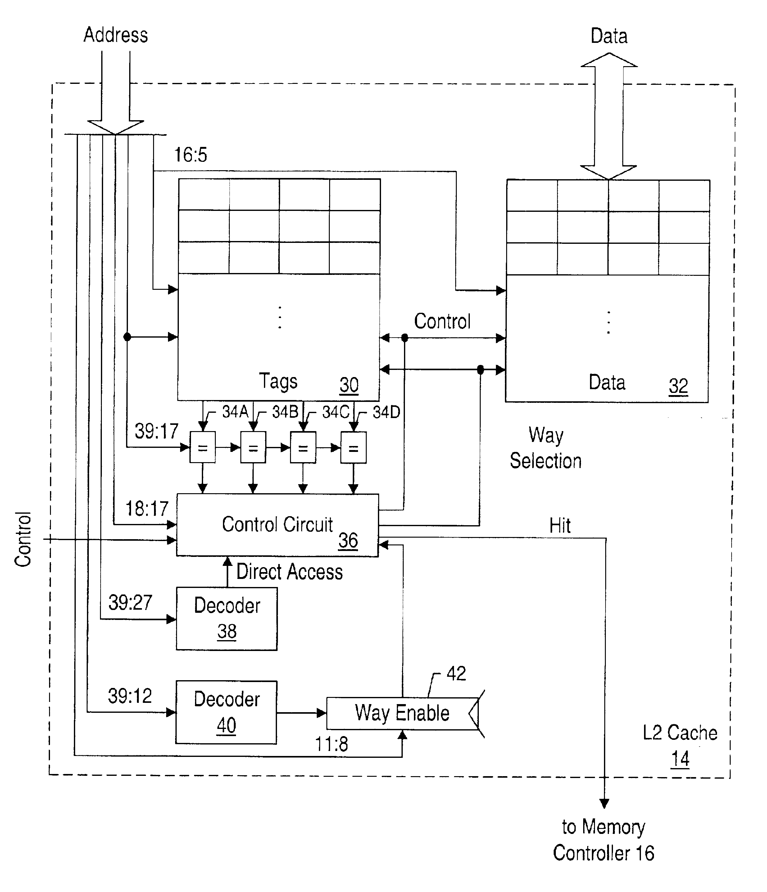 Programmably disabling one or more cache entries