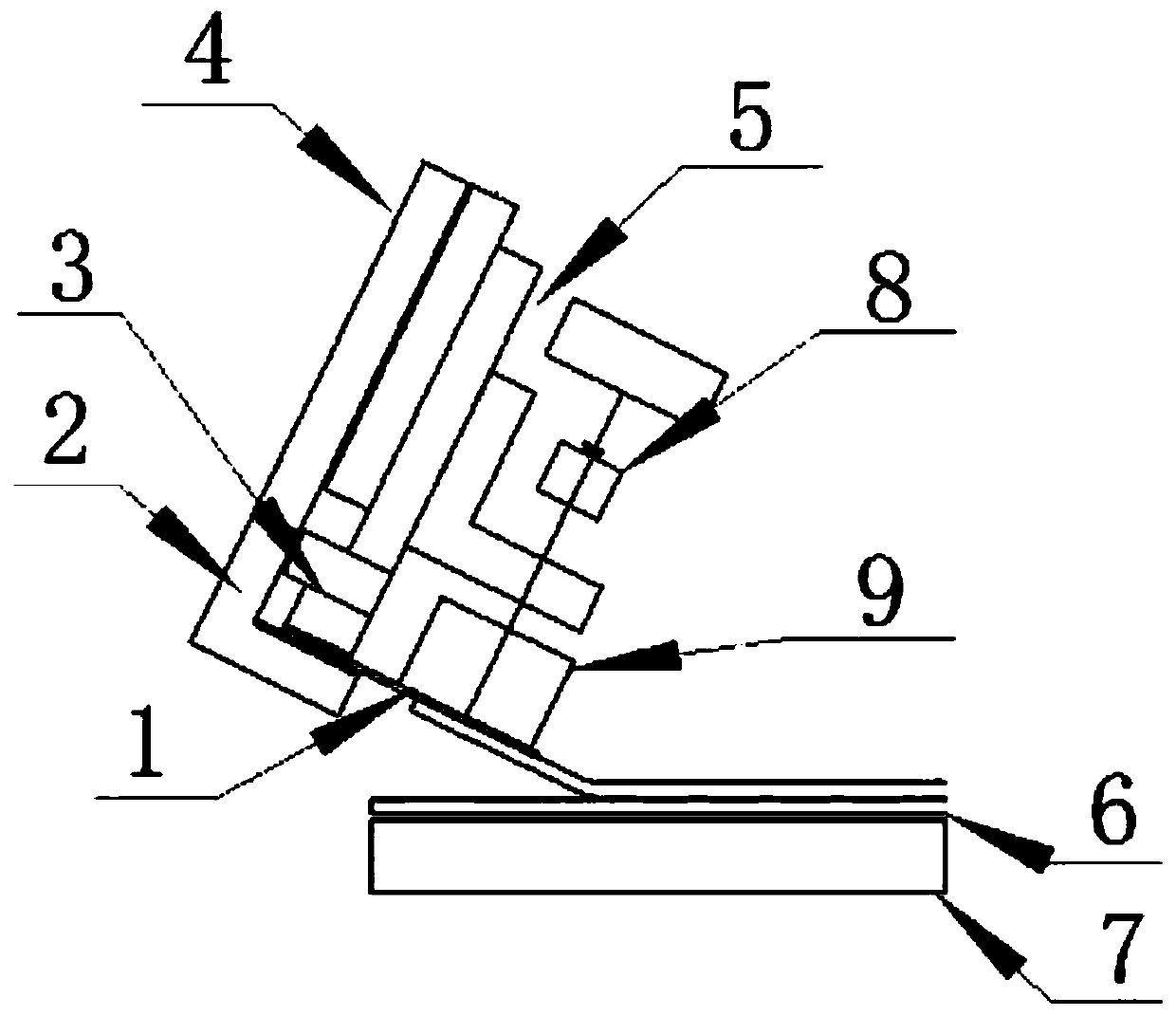 Protection film tearing system