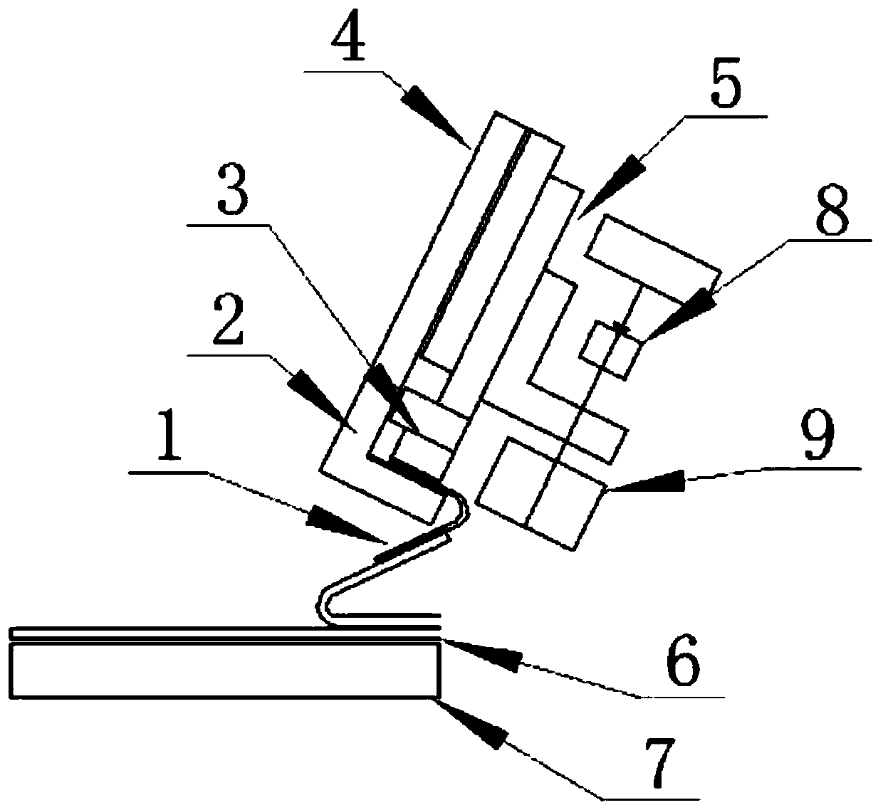 Protection film tearing system