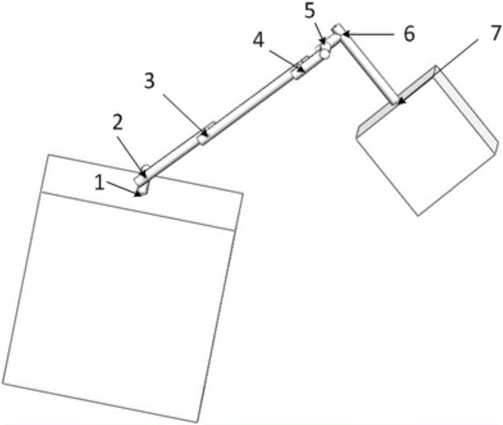 Rapid attitude stabilization method suitable for space robot actuator failure