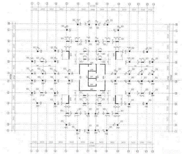 Blasting demolition construction key technology and construction method of intersecting-parallels-shaped high-rise building