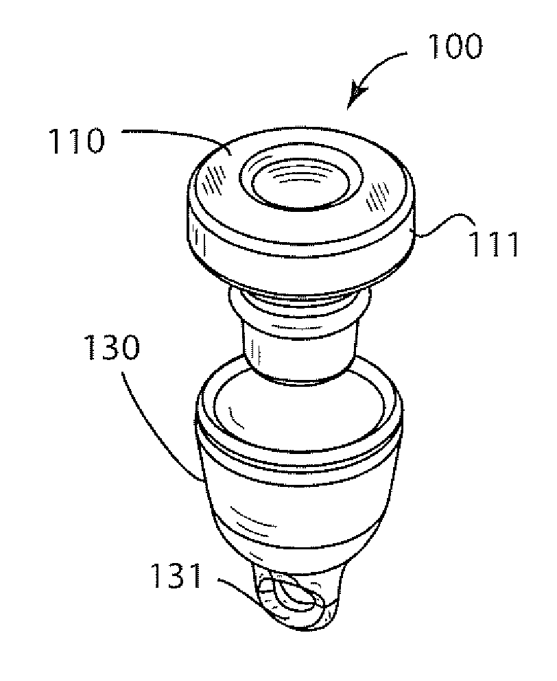 Reusable bottle cap having identification means