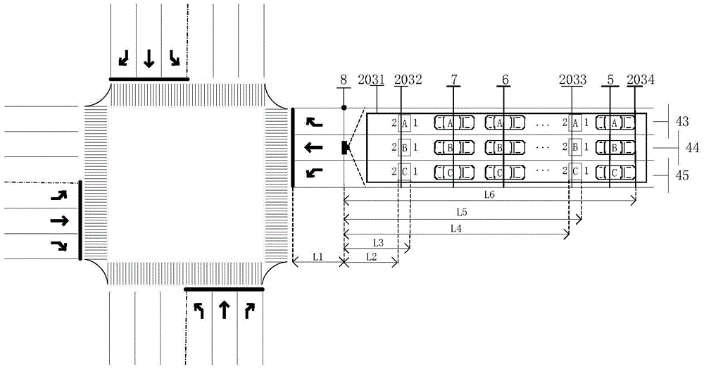 Crossing-traffic-state dynamic detection system based on video intelligence analysis and method thereof