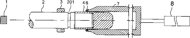 Method for assembling clamp spring and retainer ring of starting motor, special clamp spring awl, clamp spring sleeve and assembly system