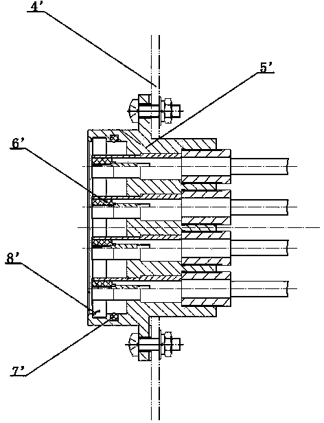 Self-pretightening motion-isolation-type shielding connector